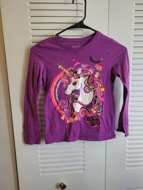 Purple Unicorn Kids Halloween Shirt